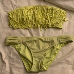 Yellow bathing suit